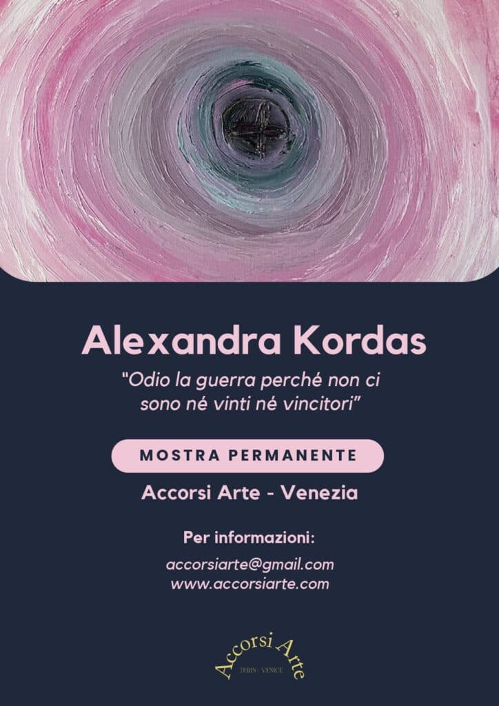 Alexandra Kordas in mostra permanente a Venezia