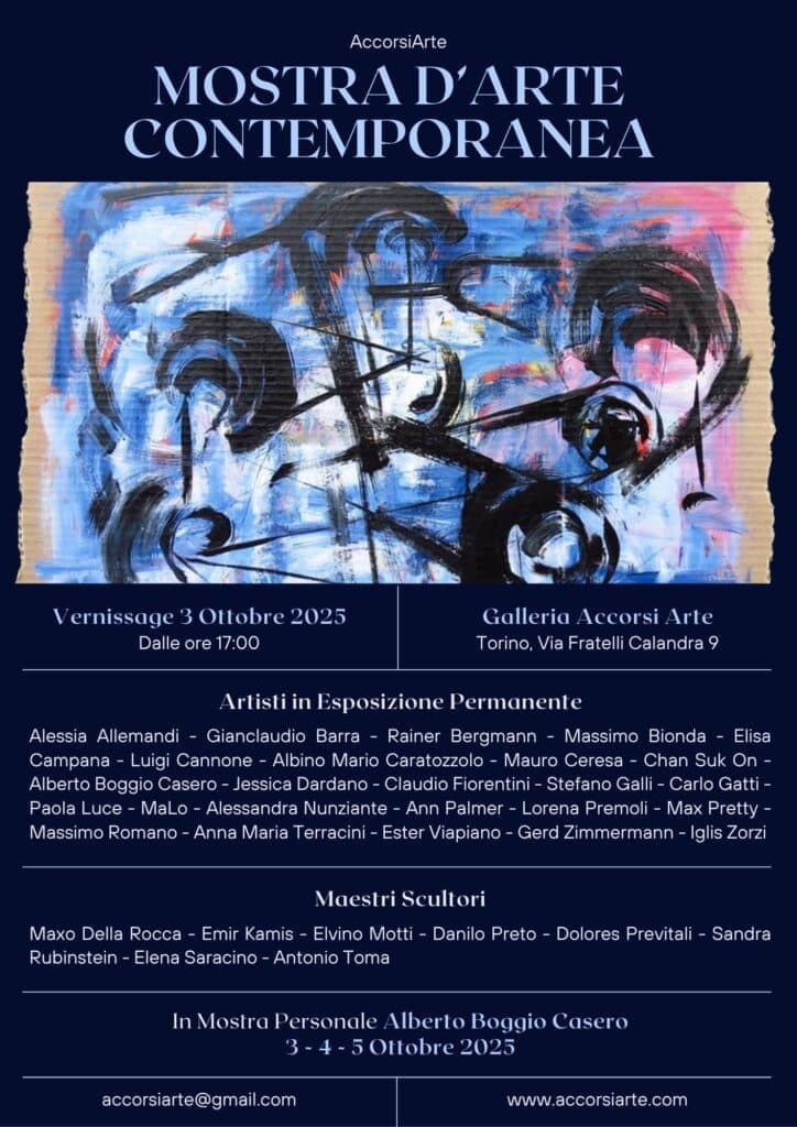 Artisti in esposizione permanente - Accorsi Arte Torino 2025