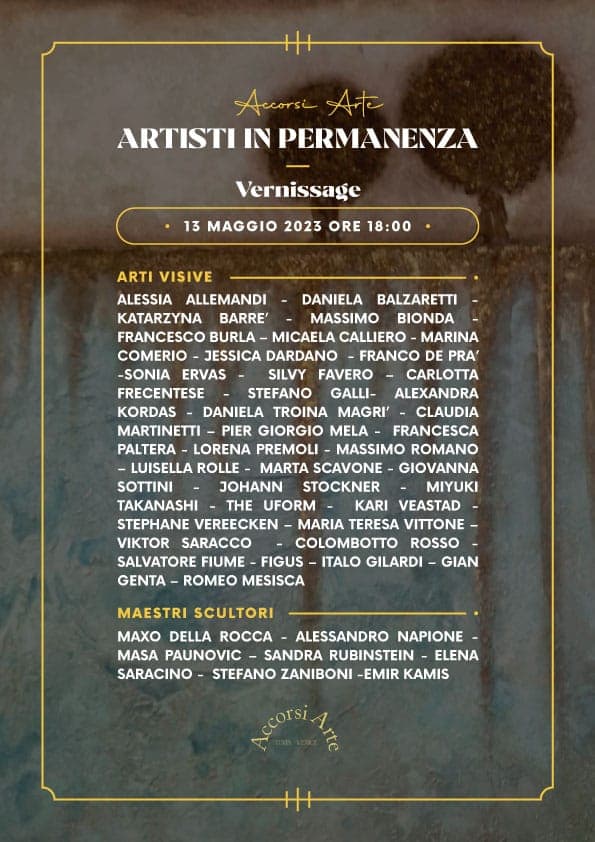 Vernissage 13 maggio 2023