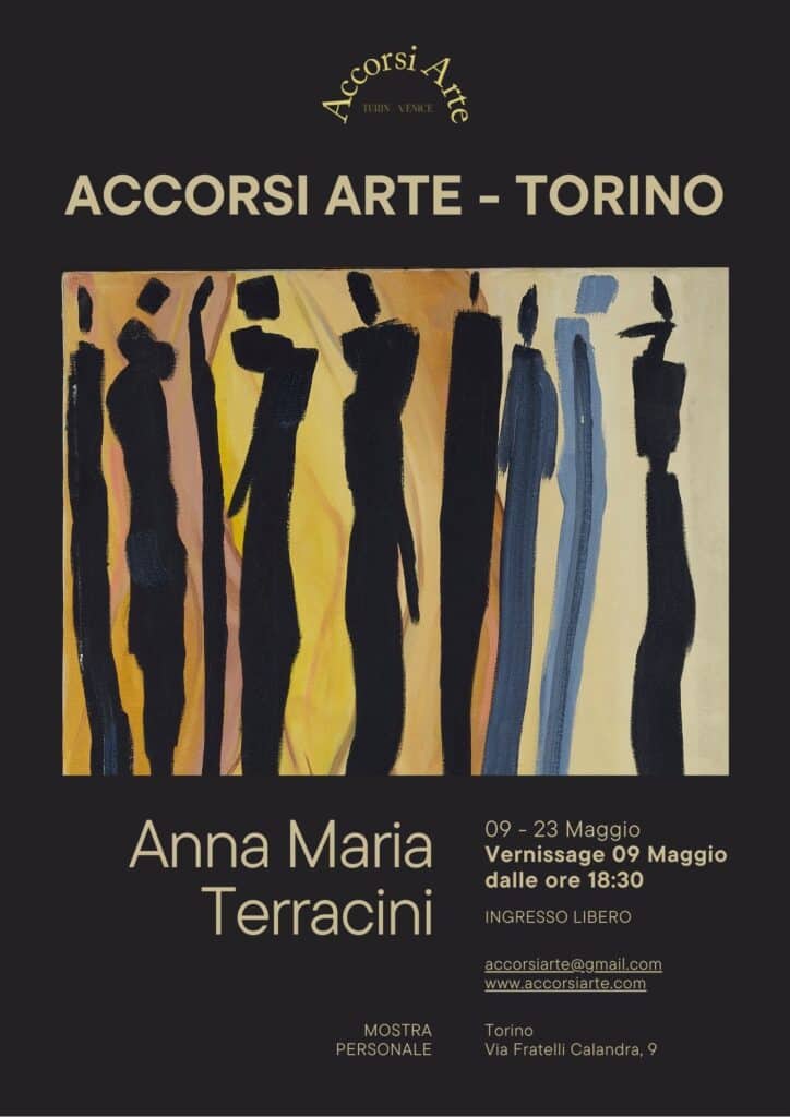 Anna Maria Terracini, Einzelausstellung, Accorsi Arte Turin, Mai 2025