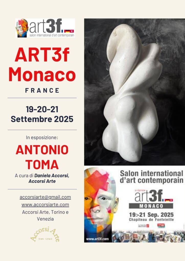 Antonio Toma auf der ART3f Monaco, September 2025