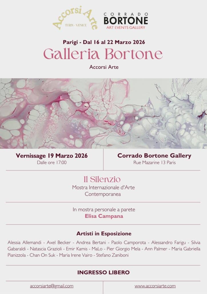 Galleria Bortone, Il Silenzio, Mostra d'Arte Contemporanea, Parigi, marzo 2026
