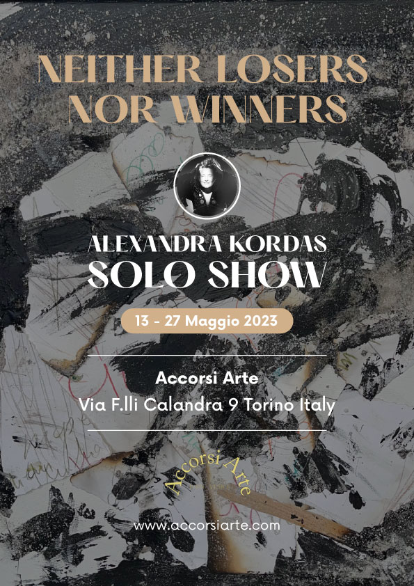 Neither Losers Nor Winners, Alexandra Kordas Einzelausstellung, Accorsi Arte Turin, Mai 2023