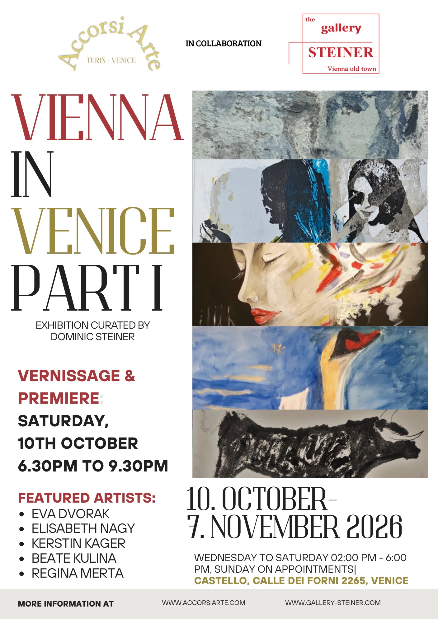 "Vienna in Venice Part I" - Mostra Collettiva, Accorsi Arte Venezia